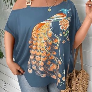 Women blouse blue color very sexyyyyy & very comfortable for elegant ladies